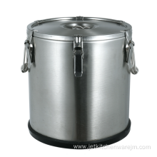 Stainless steel preservation barrel for soup